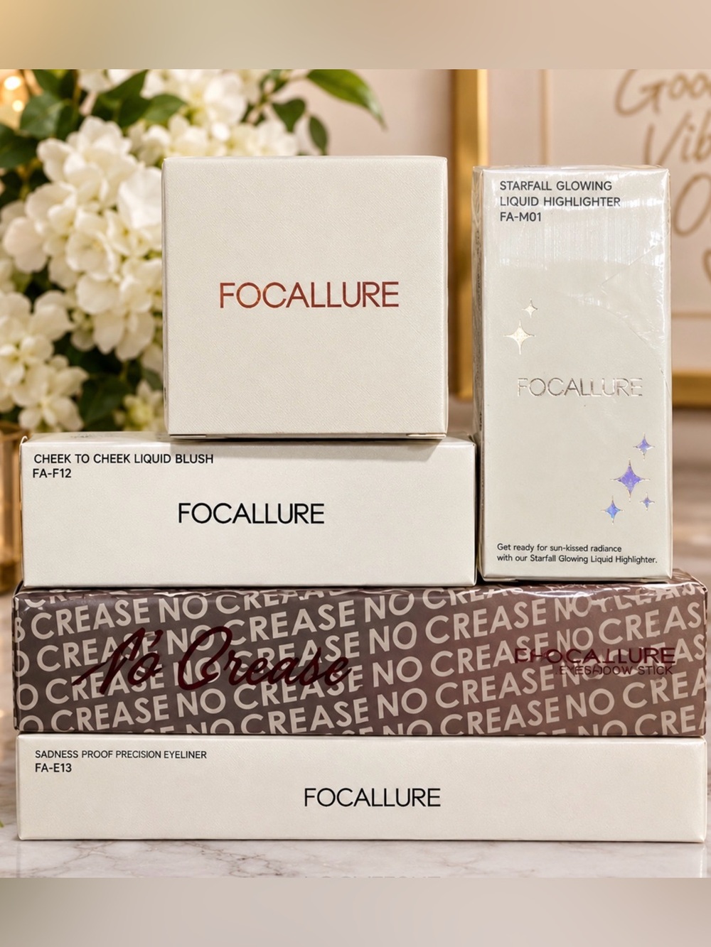 🆕 Focallure Beauty Bundle – 5 Brand New Makeup Products